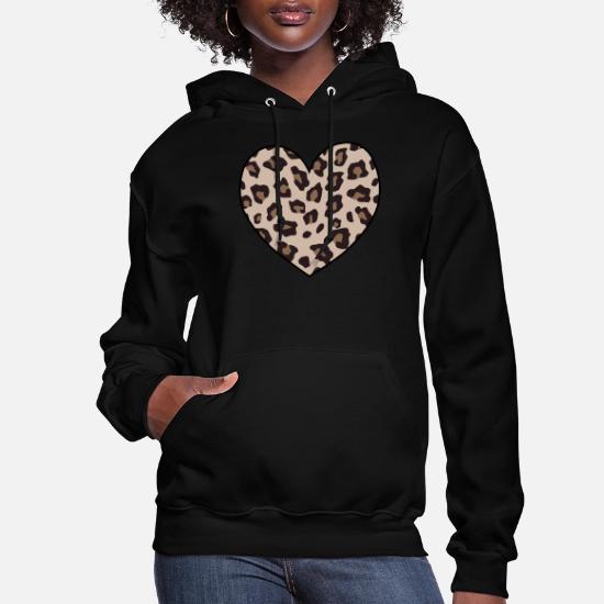 Heart Shape Animal Cheetah Print 